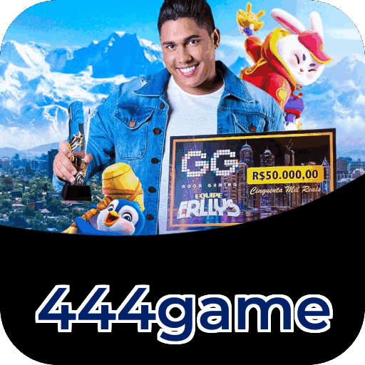 Passo a passo visual mostrando processo de download e instalação do aplicativo 444game