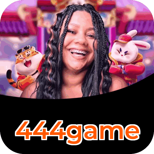 Interface do aplicativo 444game mostrando jogos disponíveis no iOS e Android